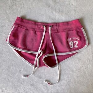 Abercrombie & Fitch pink sweat shorts XS